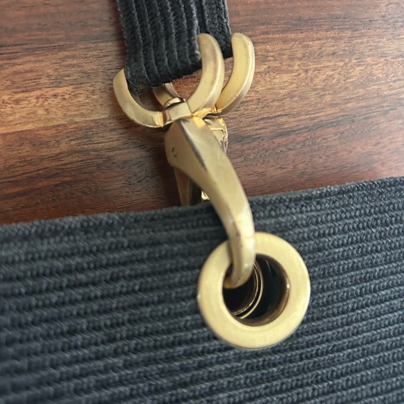 Eric Javits Vintage Black Squishee Woven Shoulder Tote Bag - Picture 8 of 13